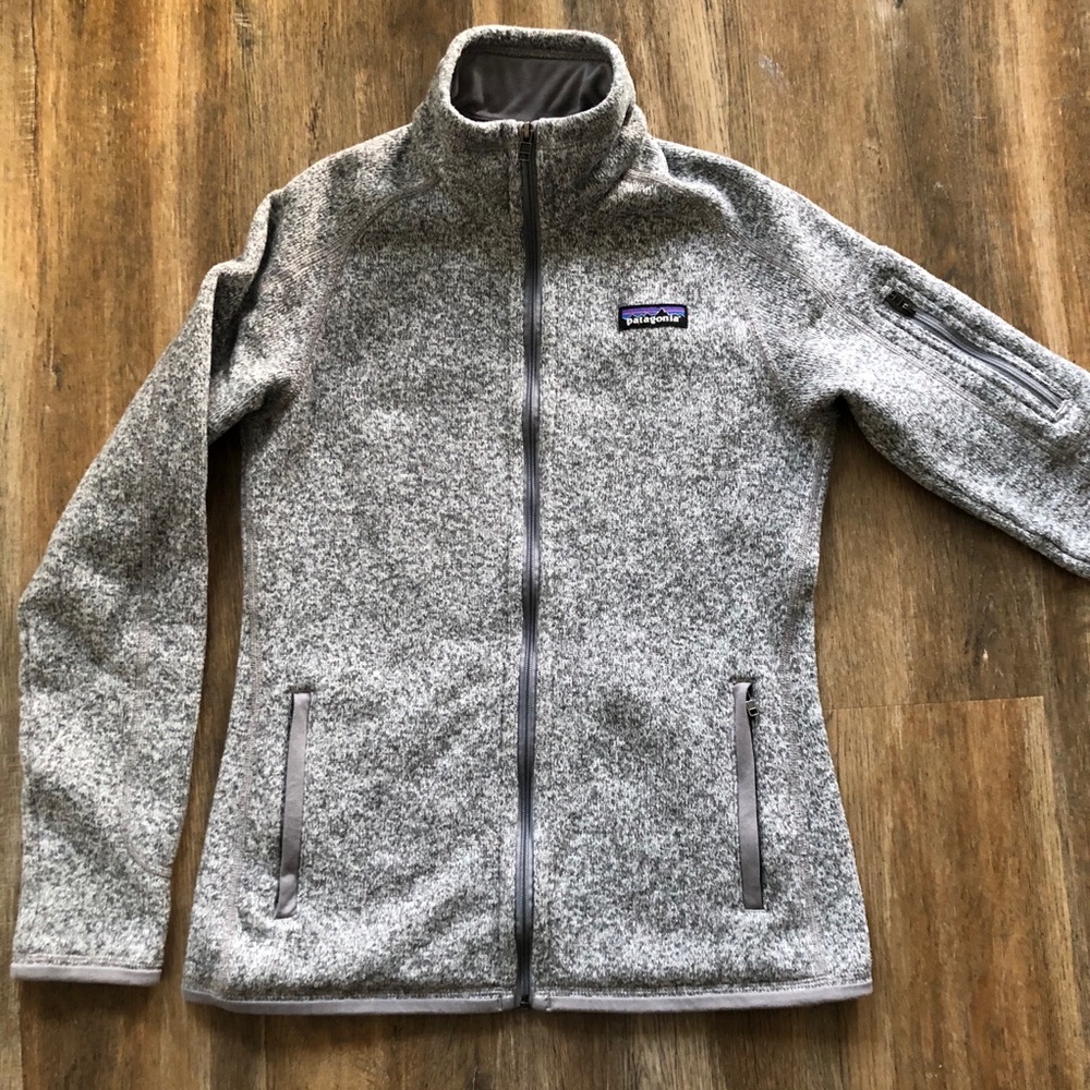 Patagonia Better Sweater full zip in Birch White